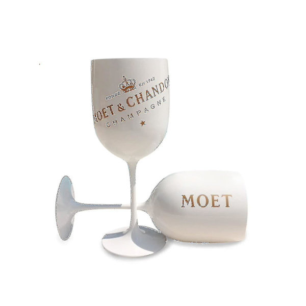 Hvid Champagne Glas Til Moet Plastik Champagne Coupes Cocktail Glas Vinglas Pokal Vinglas Champagne Flutes