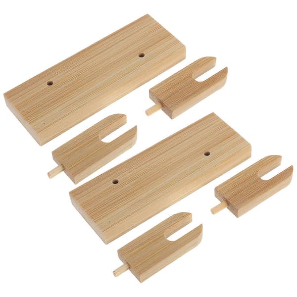 Vikbart Ställ Minimalistisk Japansk Stil Solid Displayställ För Kulturella Evenemang 2st Light Brown 11.00X6.20X4.00CM