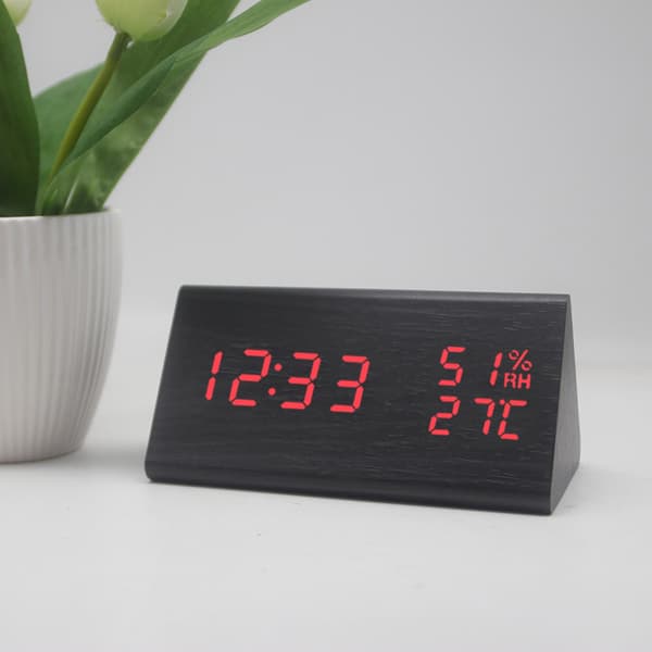 LED Digital Clock Alarm Clock Table Sound Control Electronic Clock