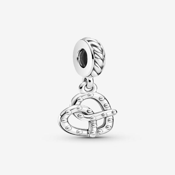 Pandora - Pretzel Dangle Charm - Sterling silver