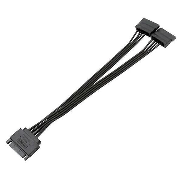 22 cm Sata förlängningskabel Sata till Sata hårddisk strömförlängningskablar