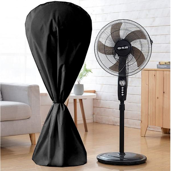 Altomfattende ventilatorbeskyttelse - gulvventilatorbeskyttelse - fugtbestandig og støvtæt vaskbar stående ventilatorbeskyttelse 145*75cm