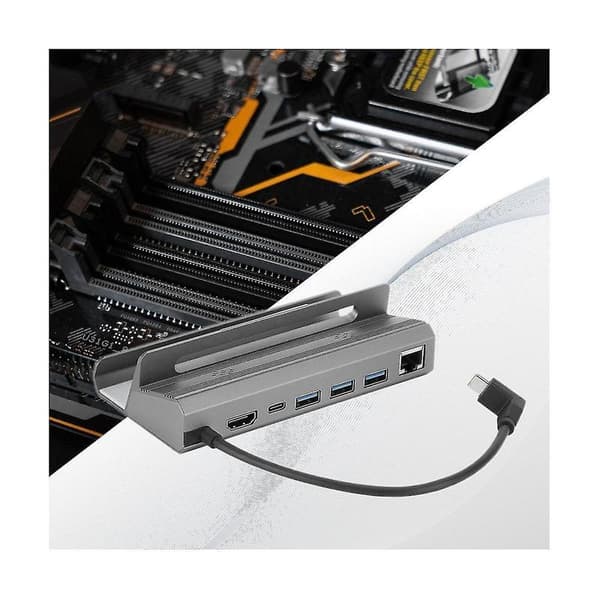 4k 60hz Dockingstasjon for Deck Gigabit Ethernet Dockingstasjon 100w Hurtiglader For Deck Utvidelsesenhet