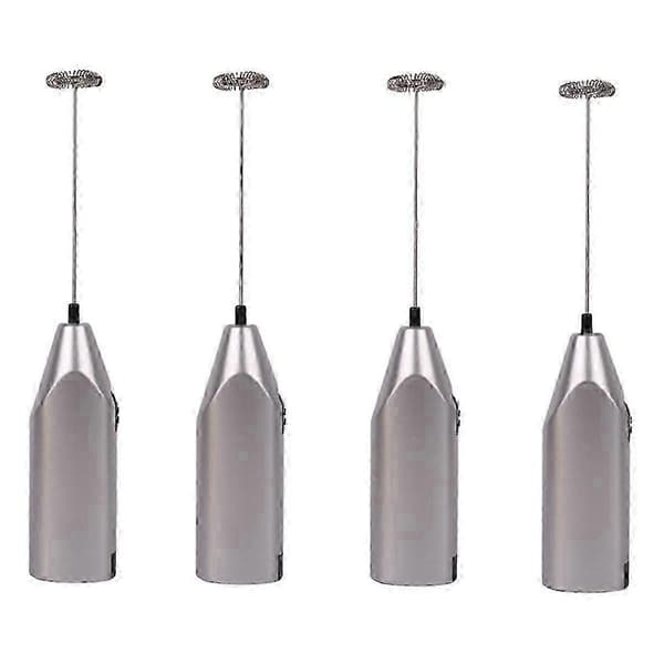 Mini husholdningshåndmixer mælkeskummer køkkenudstyr Silver