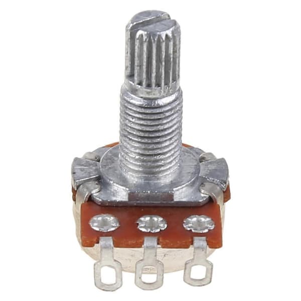 3st B250k Potentiometer Splined Pot Elgitarr Bas Effekt Förstärkare Ton Volym