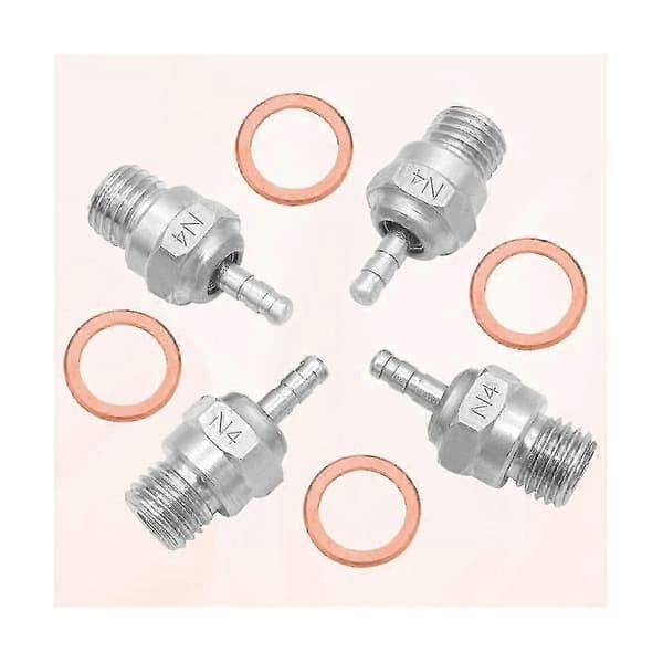 4 stk. Gløderør N4 Tændrør Nitro Motor Dele Udskift Os Til Redcat 1/8 1/10 Rc Bil Lastbil