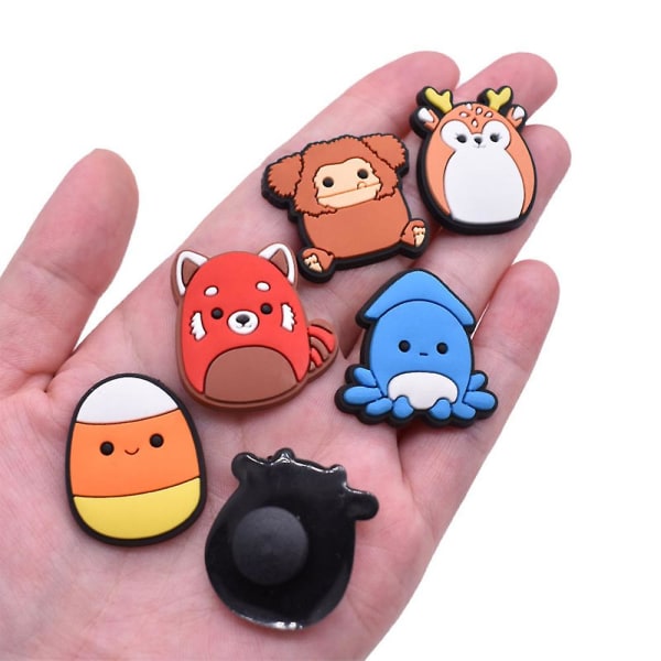 28 stk. Cartoon Animal Sko Charm Til Diy Clog Sandaler Dekoration Sko Tilbehør Fest Favør Gaver