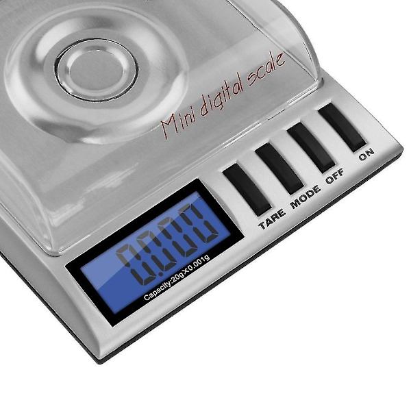 Bedst sælgende Gemini Digital bærbar milligramvægt, sølv 20 x 0,001 g 0.001g