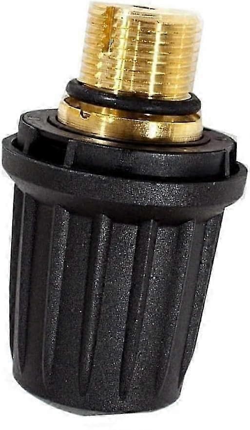 Original damprenser messing sikkerhedsventil sikkerhedslås med sort O-ring 4.590105.0 til Krcher damprenser modeller