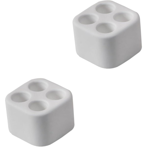 2-pack Diatom Tandborsthållare Diatomit Tandborste Ställ Hållbart Mini Tandborste Stativ Diatomit Hållare för Tandborste Tandborstar Diatom Lera Bas W