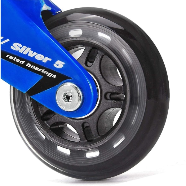 2 pakke 76 mm, rulleskøytehjul innendørs/utendørs, rulleskøytehjul, rulleskøytehjul