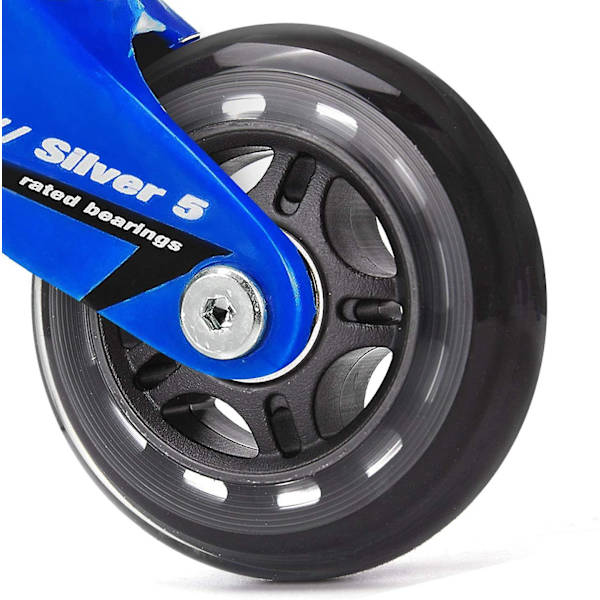 2-pakning 76mm, inline skatehjul innendørs/utendørs rulleskøytehjul, rulleskøytehjul