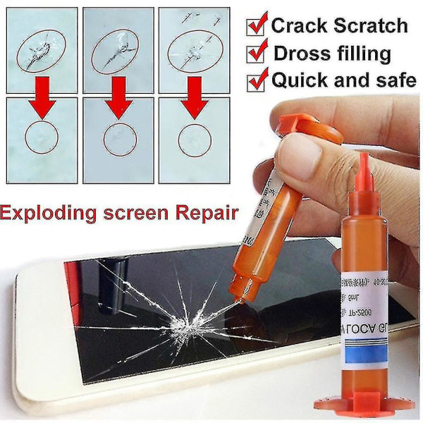 Uv Glue Optical Clear Adhesive Uv Glue Cell Phone Repair Tool For Mobile 5ml