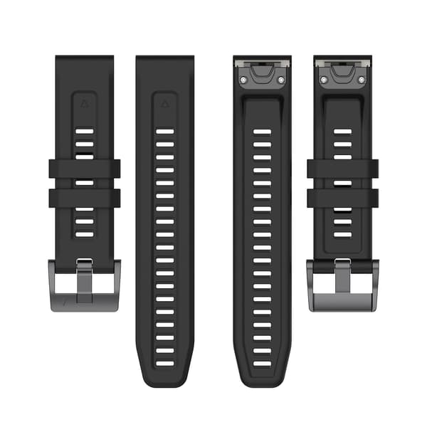 Silikonebånd til Garmin Fenix 7S Sapphire Solar (LGL) Black