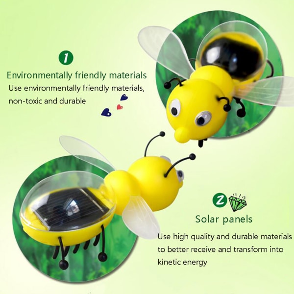 Mehiläishyönteisen muotoinen hauska power luova lelu lasten opettavainen lelu