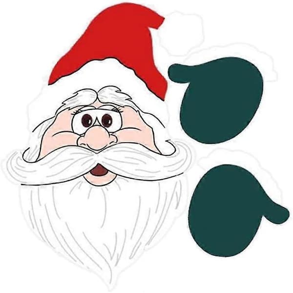 Gjerdekorasjon i tre, juledekorasjon utendørs (før jul)