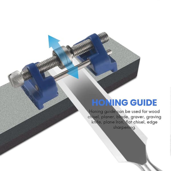 Meiselbryneguide Jigg Metallvinkelsliper for Tremeiselkantsliping Vinkelguide Slipende Verktøy