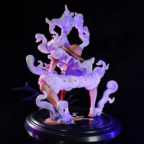 One Piece Luffy Gear 5 Anime Figurer Nika Solgud PVC Actionfigur Modell Docka