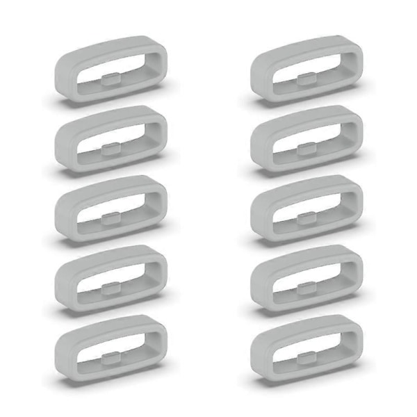 Silikonhållare 18/20/22mm Armbandsfäste Ersättningstillbehör - Perfekt Grå Gray 20MM