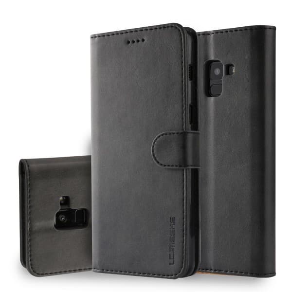 LC.IMEEKE Etui til Samsung Galaxy A8 (2018) - Sort