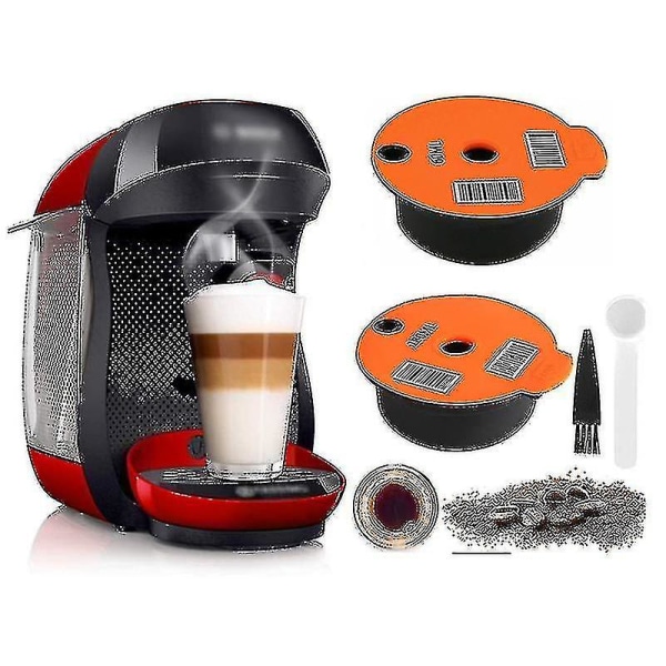 60ml / 180ml Genanvendelige Kaffekapsel Pods Til Bosch-s Machine Tassimo Genopfyldelig Filter Maker Pod (Størrelse: 180ml)