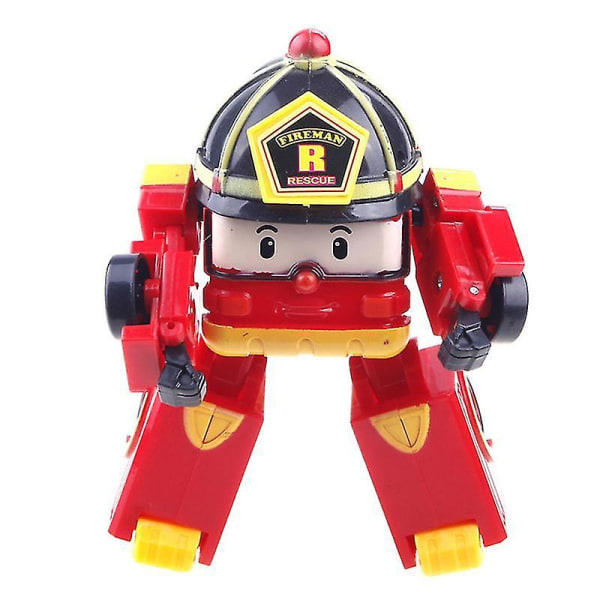Röd robocar poli leksak korea robot bil transformation leksaker bästa presenter barn barn z4509