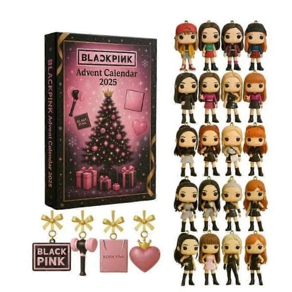 Sort pink 2025 Julekalender