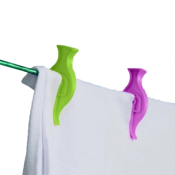 Klädnypor i plast (50-pack) Multicoloured 61mm