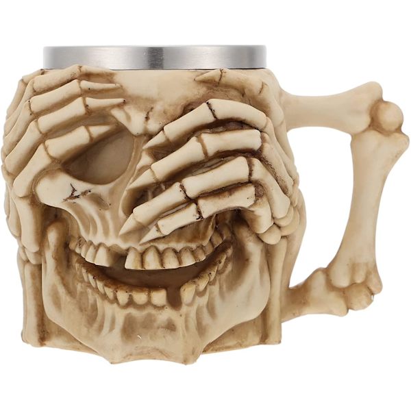 Skelet Resin Ølkrus Krus Tankard Kaffe Krus Kop til Halloween Bar Drikkevarer