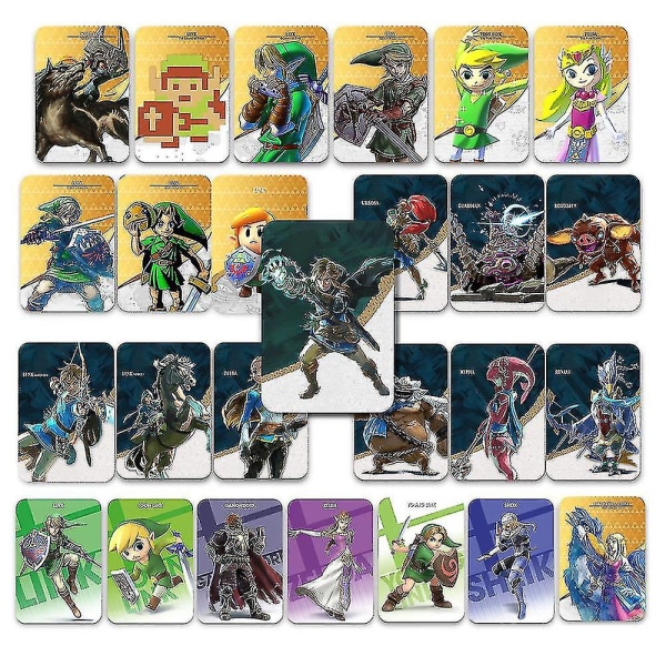 38 stk/sæt Nfc Amiibo Cards - Linkage Cards Set For The Legend Of Zelda: Breath Of The Wild - Tears Of The Kingdom Gaver