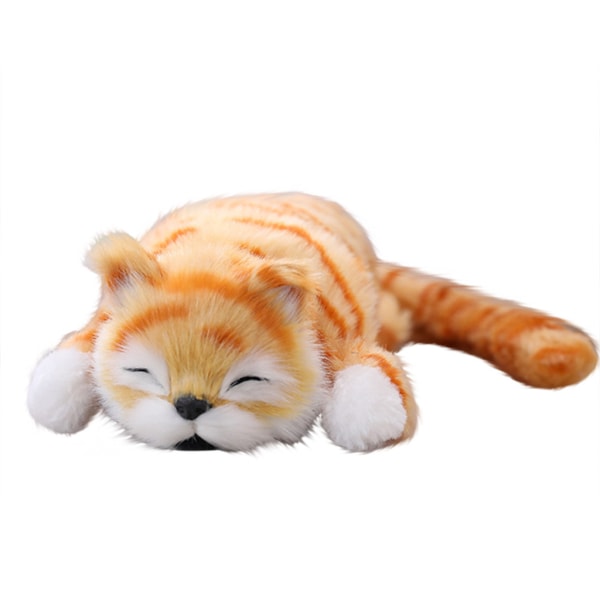 Electric Cat 30cm Funny Simulation Electric Cat Roll Plush Animals Cats Toys Kid