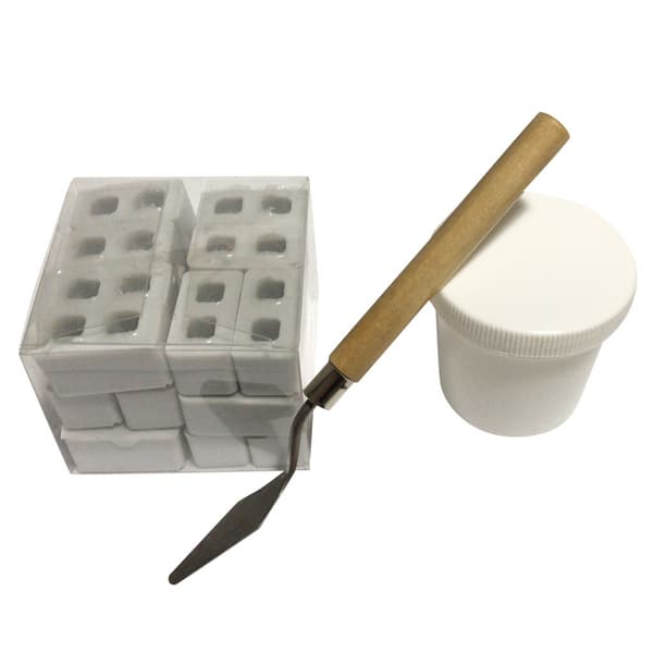 Mini legetøjsskovl Lad dig bygge din egen Tinys Wall Mini Bricks Legetøj