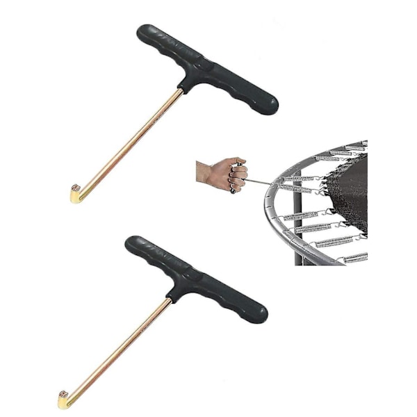 Trampolin Fjäder Draghjälp T-krok (2-pack)