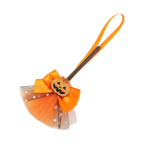 Halloween-kummitusriippuva riipus - Söpö noidan luudan koristeasu, auton koristelu123 orange