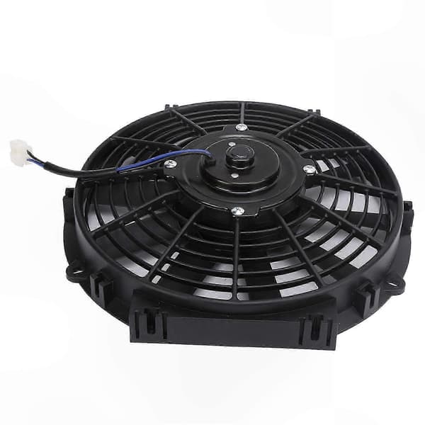 10-tommer 24V 80W højhastigheds-køleblæser med 10 blade til bilkølere