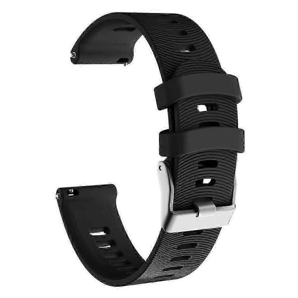 Udskiftningssilikonearmbåndsurrem kompatibel med Forerunner 245 Black