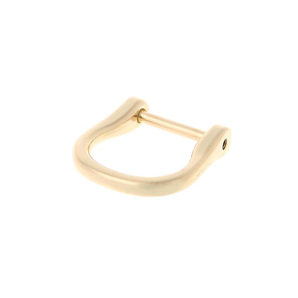 1,8 cm skruv Dee D-ring spänne spänne DIY läder handväska rem bälte bagage hantverk Gold