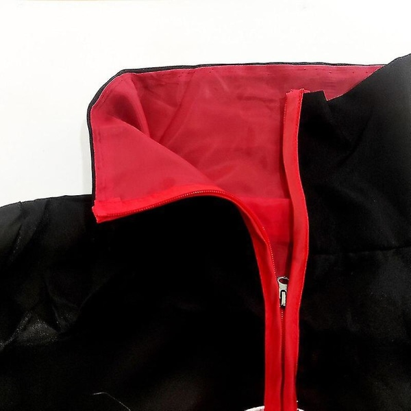 Uchiha Itachi Red Cloud Cloak Anime Ninja Cosplay Kostume Pandebånd Halskæde Halloween Kappe Voksen L