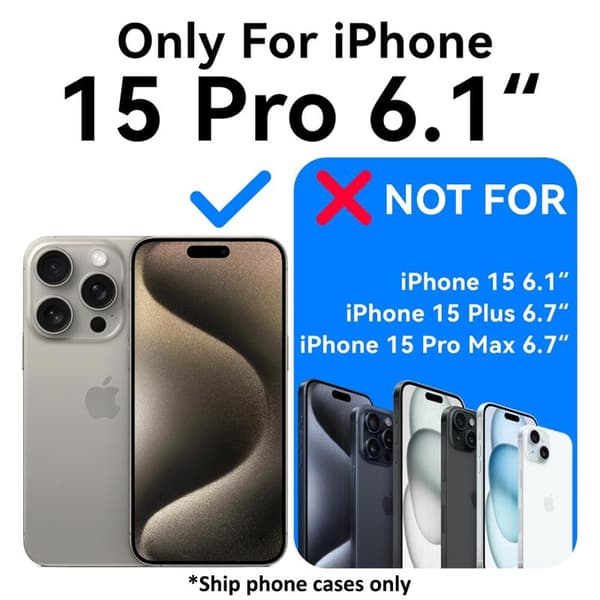Slankt Gjennomsiktig Støtsikkert Deksel Kompatibelt med iPhone 15[JUN]