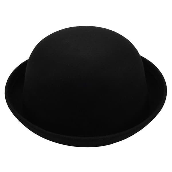1-pak Melon Bowlerhat Bowlerhat Bowlerhat Filthat Chaplinhat Ridehat (Sort)