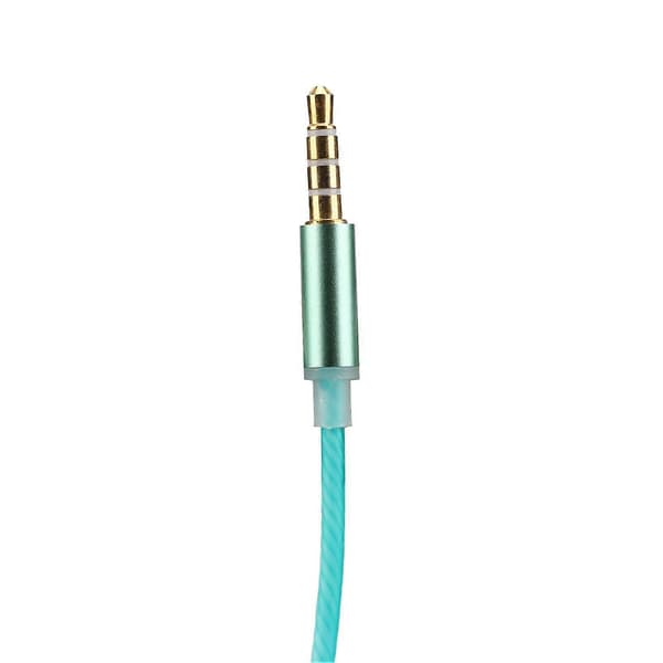 Luftrør-øretelefoner Ergonomisk Strålingsfri Støjreduktion Bærbar Binaural 3,5 mm Luftrør-headset til Bærbar Computer Tablet Grøn