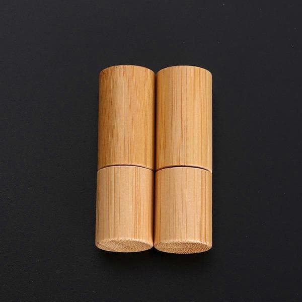 Bambu rullapullot 6 kpl 5 ml säilytykseen sileillä rullapalloilla