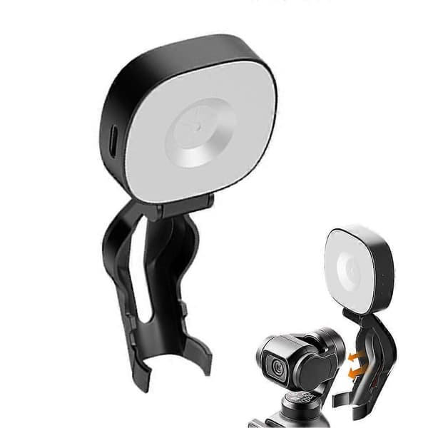 Kamerafylllys - Kompatibel med DJI Pocket 4 for Vlogger og Direktestrømming