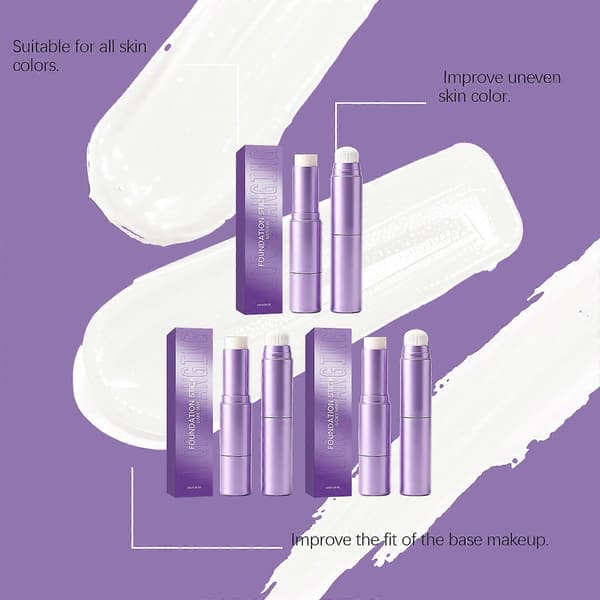 Fargeendrende Foundation Stick - 2-i-1 Selvjusterende Ansiktsmakeupkrem, Full Dekkevne Concealer Stick