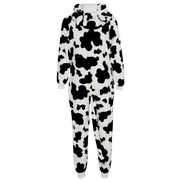 Unisex Fleece Kutrykk Loungewear Onesie Cow 9-10 Years