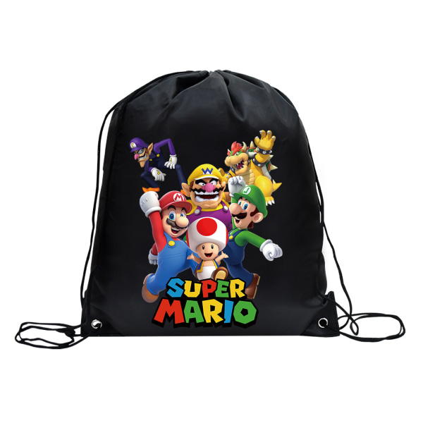 Super Mario Gym Bag -reppu kenkien kanssa Joululahja koululaukku