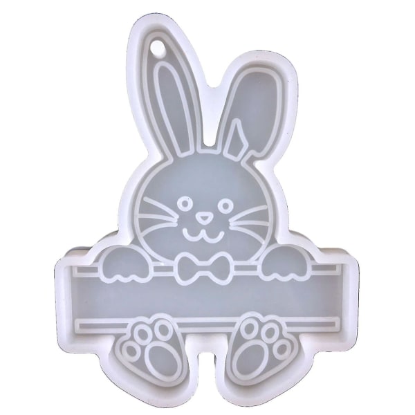 Easter Day Series Charms Key Pendant Dekorativ silikonform for hjemmeinnredning Clear 1