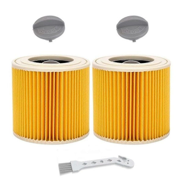 2-pack Ersättningsfilter, Dammsugarfilter för Kärcher As Shown