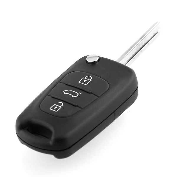 2 stk Flip Remote Key Shell 3 Button For Kia Sorento Sportage Cerato Rio