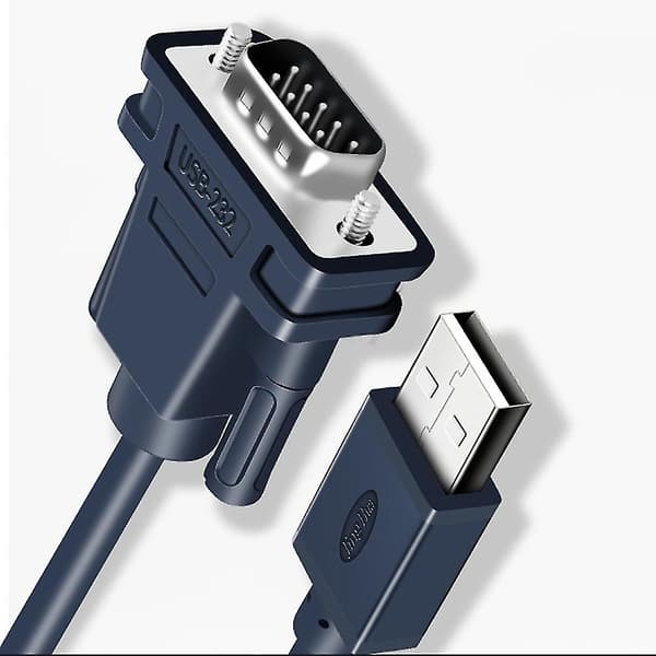 Usb til Rs232 seriel adapter 1,2 m Usb til seriel konverter Db9 9-benet